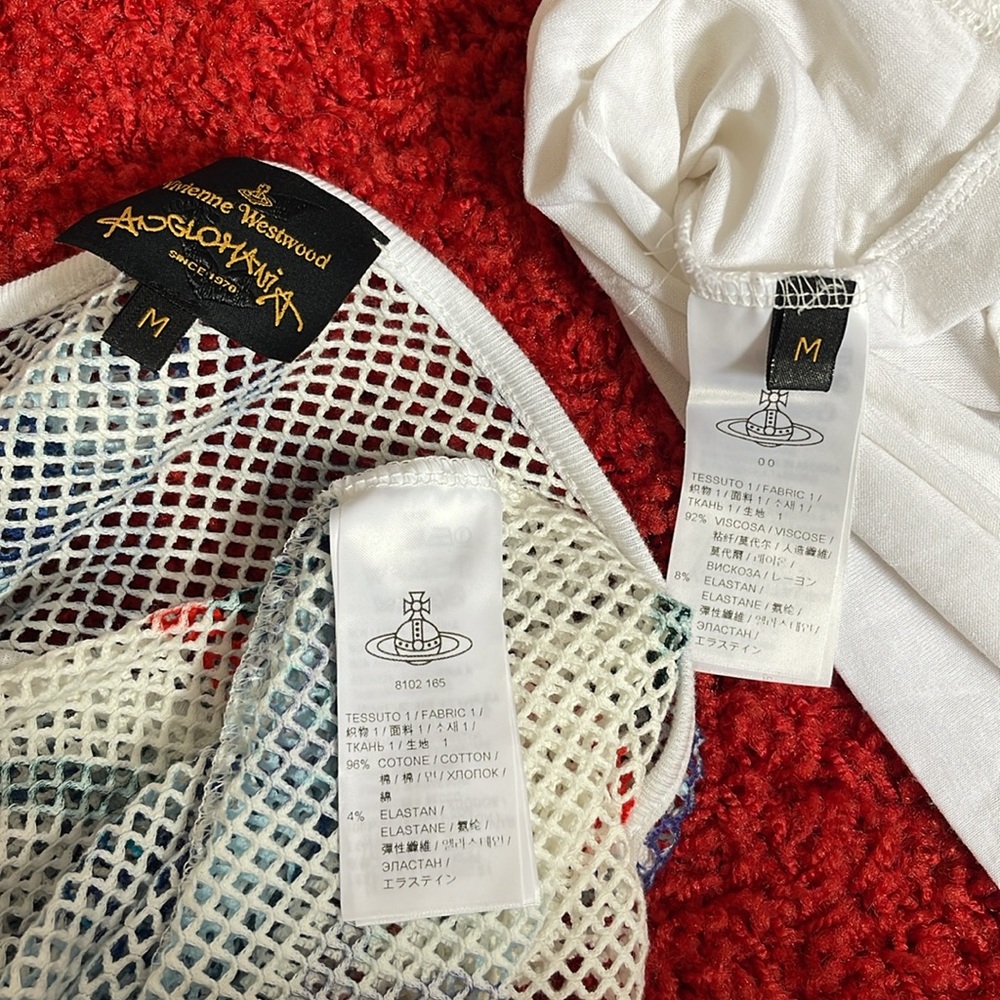 Vivienne Westwood ANGLOMANIA dress fishnet SS14 set of 2 new no tag medium - Picture 7 of 16